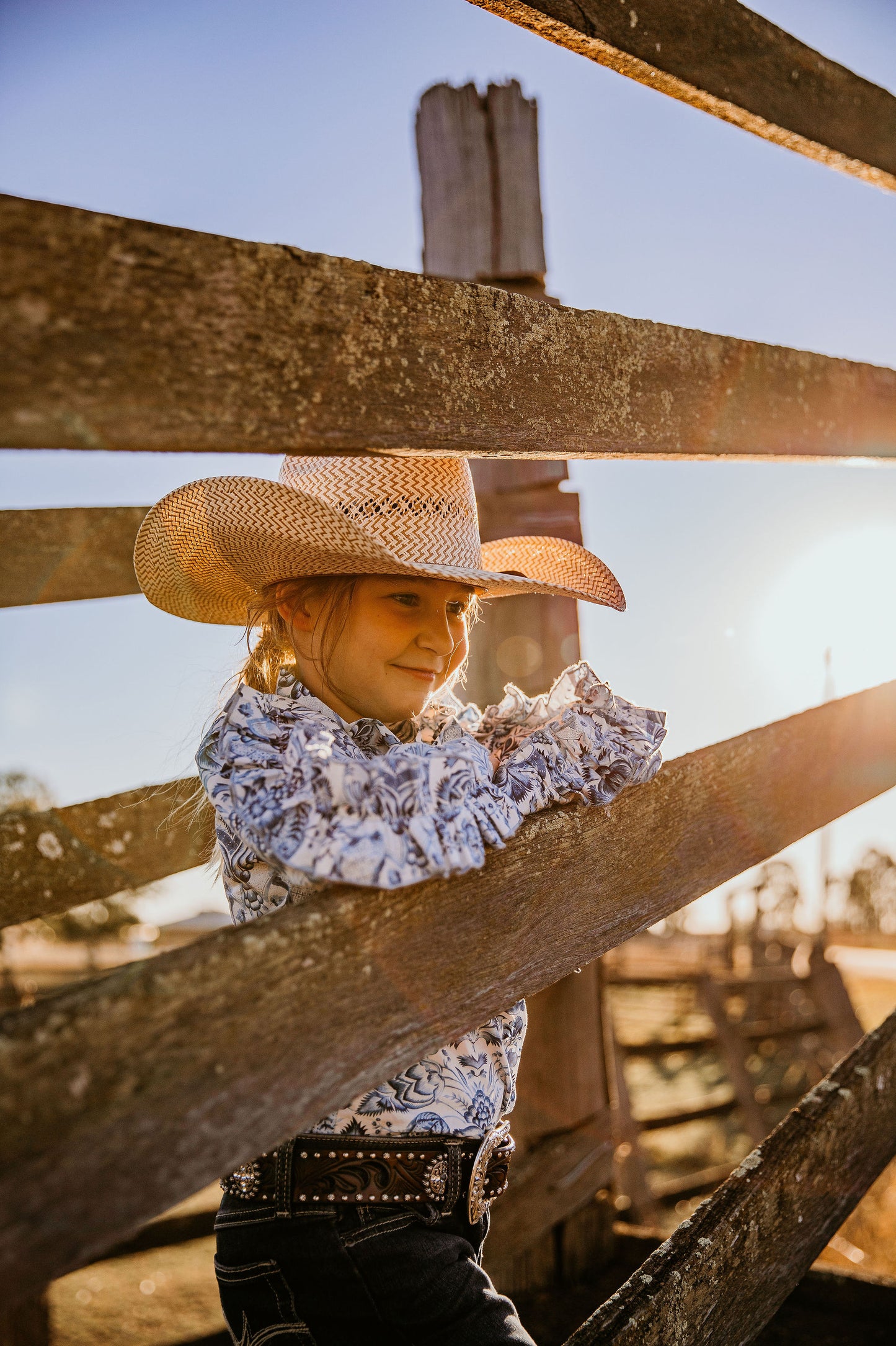 SADIE RUFFLE SLEEVE SHIRT