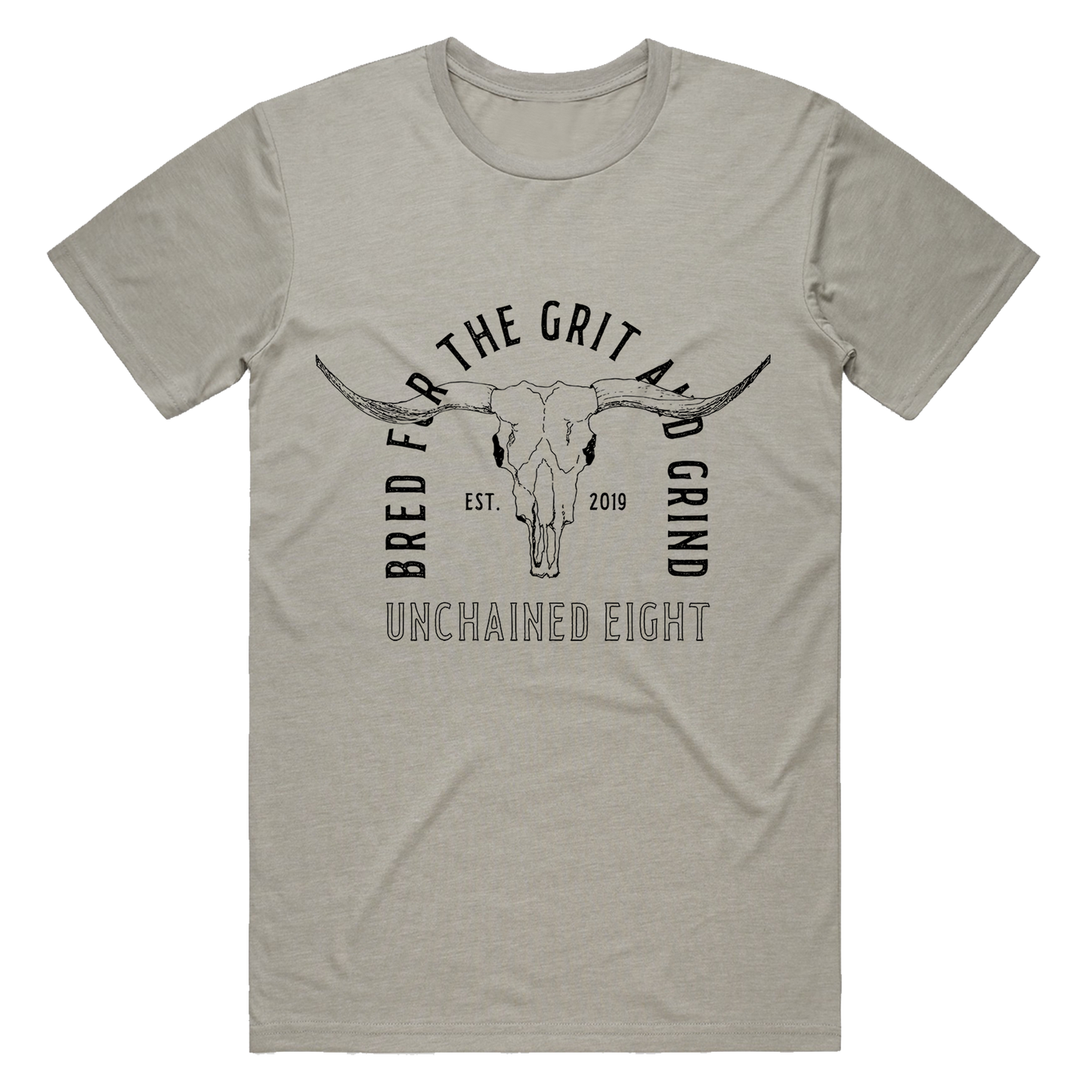 MENS GREY GRIT & GRIND TEE