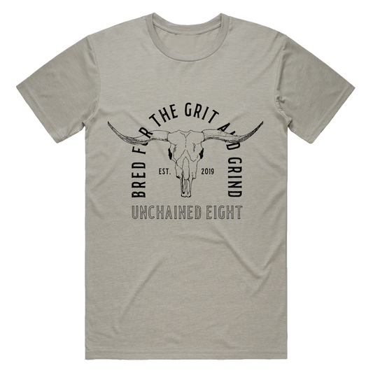 MENS GREY GRIT & GRIND TEE