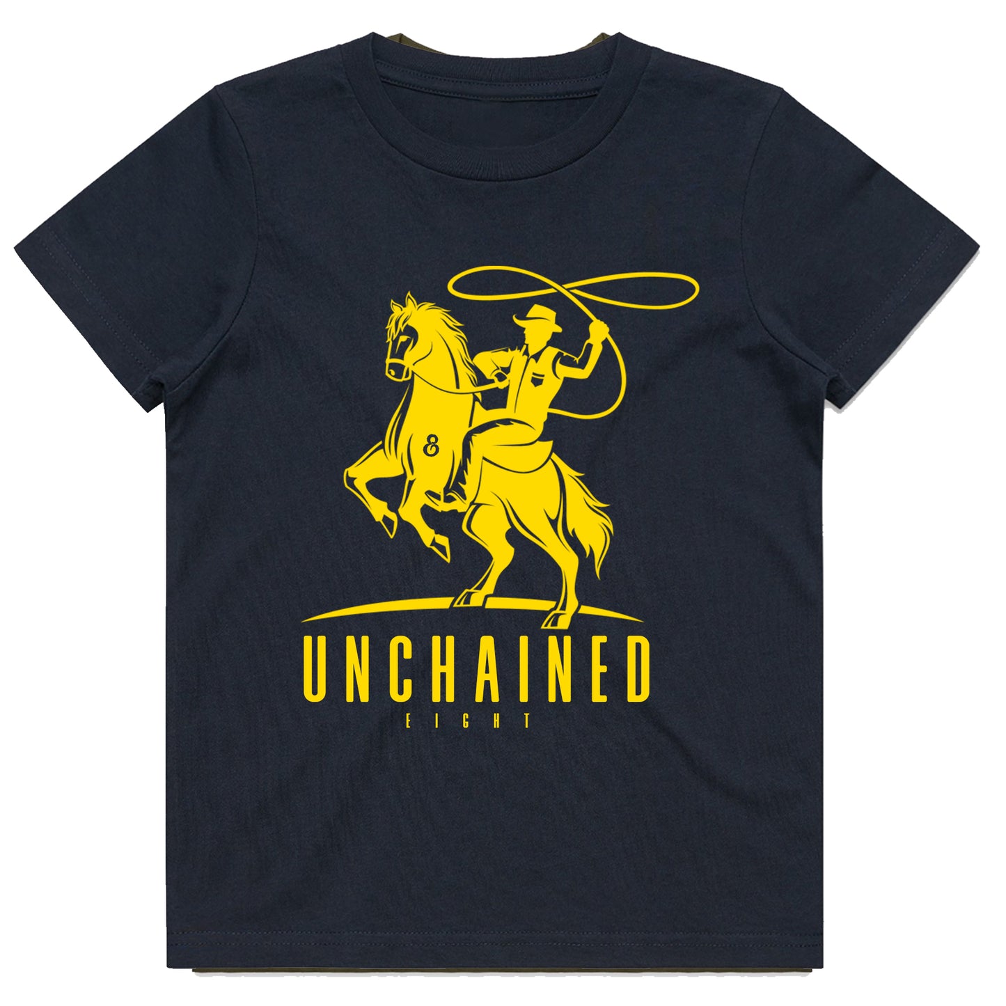 UNISEX UNCHAINED BRONC TEE