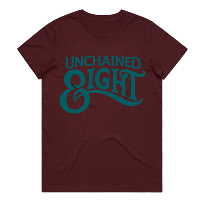 unchained eight burgie tee ladies western tee 